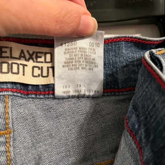 Vintage 2004 Levi’s 550 Relaxed Fit Bootcut Jeans, Women’s Size 16 (Made 10/04) - Picture 5 of 8